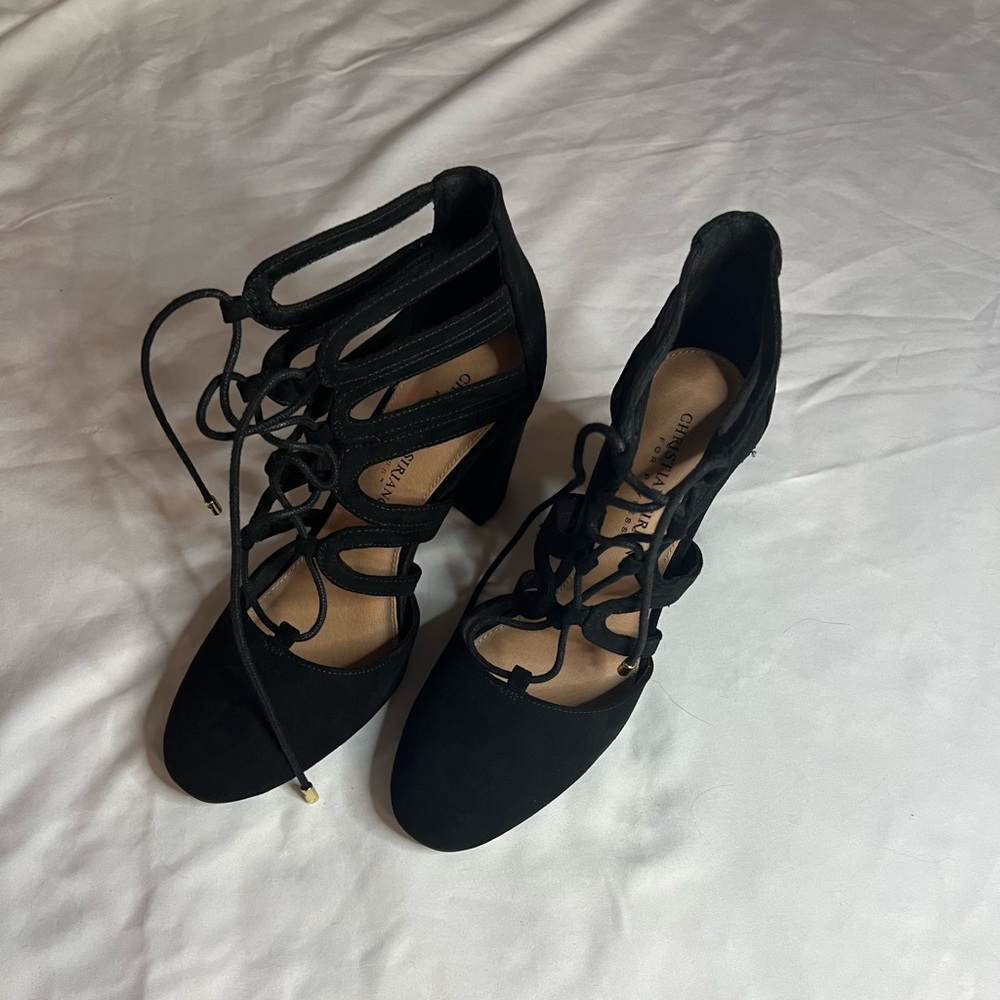 Black Strapy Heels! - image 1